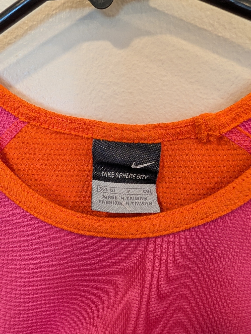 Nike Dri-Fit Tank Top Pink Orange Athletic Workout Gym Size Small - Picture 4 of 6